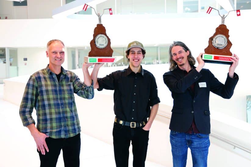Bereits zum dritten Mal vergaben die Fachzeitschriften LANDWIRT und LANDTECHNIK Schweiz die begehrte Trophäe "Alp Innovation Trophy".