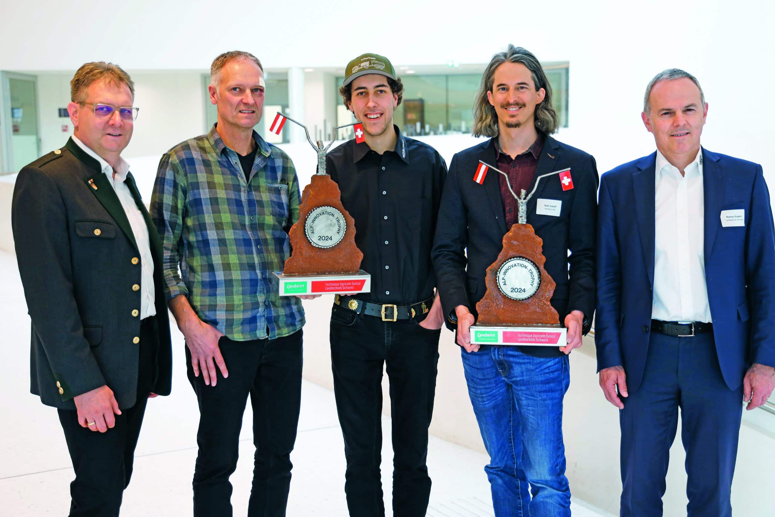 Zwei Schweizer gewinnen die Alp Innvoation Trophy 2024.