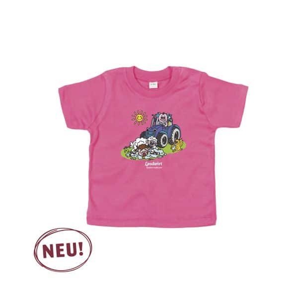 Baby T-Shirt kurzarm pink
