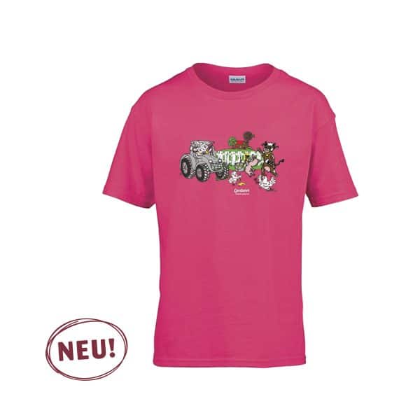 Kinder-T-Shirt kurzarm pink