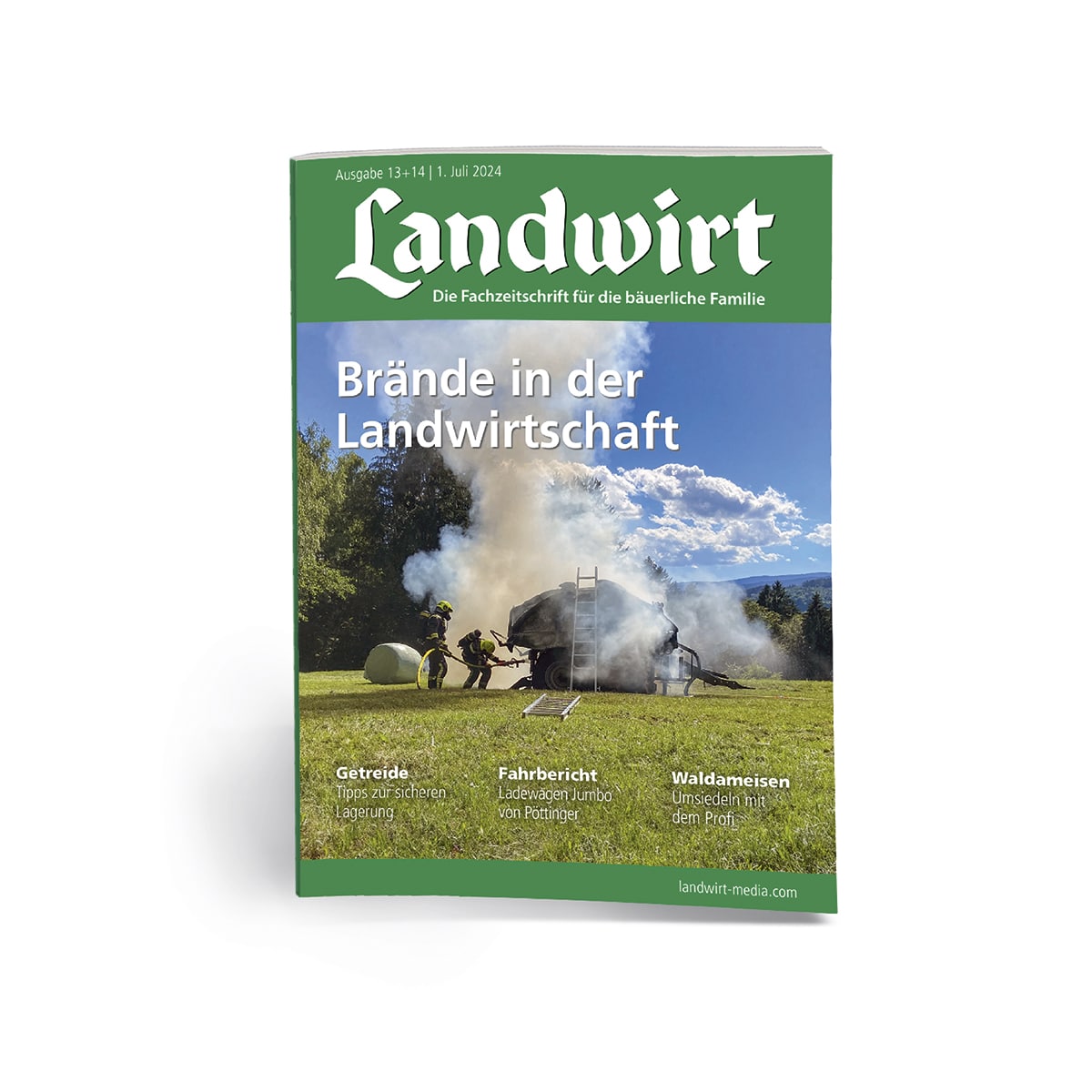 Brände in der Landwirtschaft